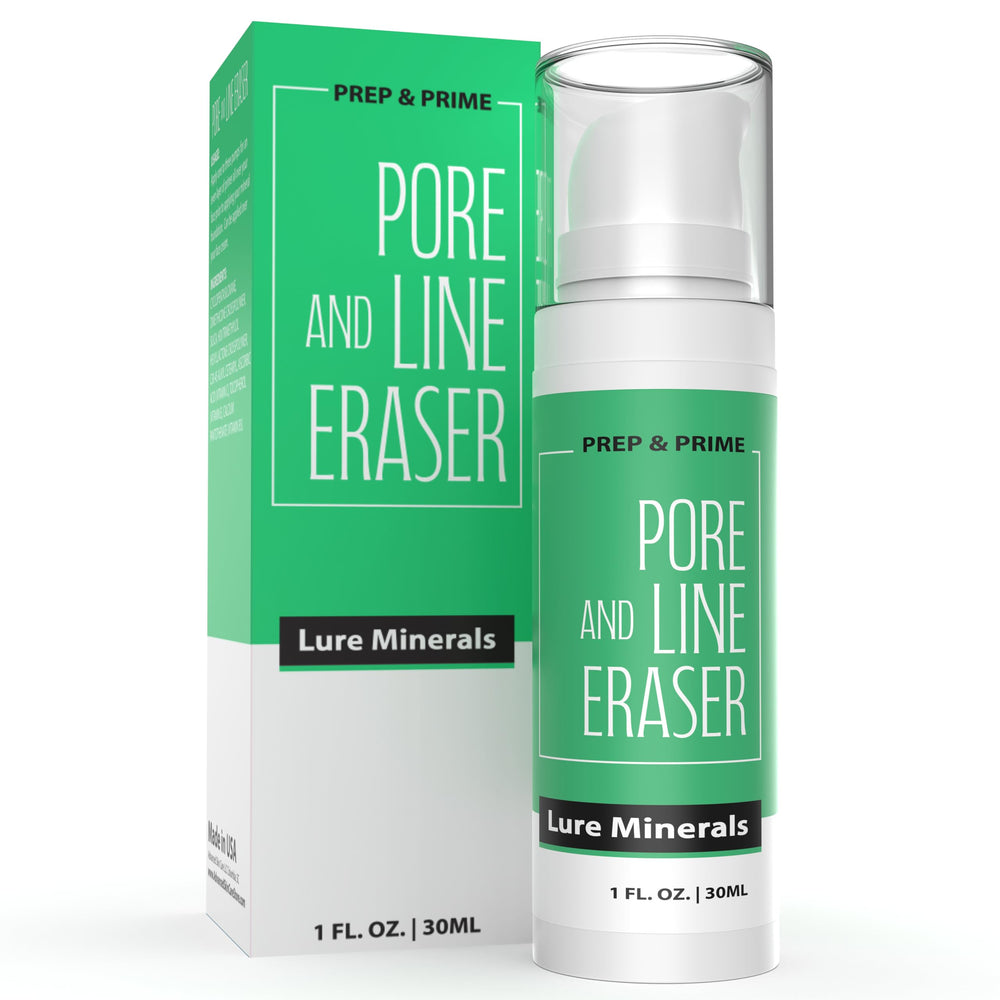 Pure Minerals foundation primer on hand demonstrates satin finish for even coverage