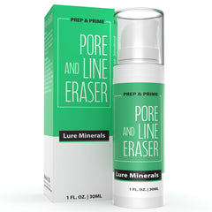 Pure Minerals foundation primer on hand demonstrates satin finish for even coverage