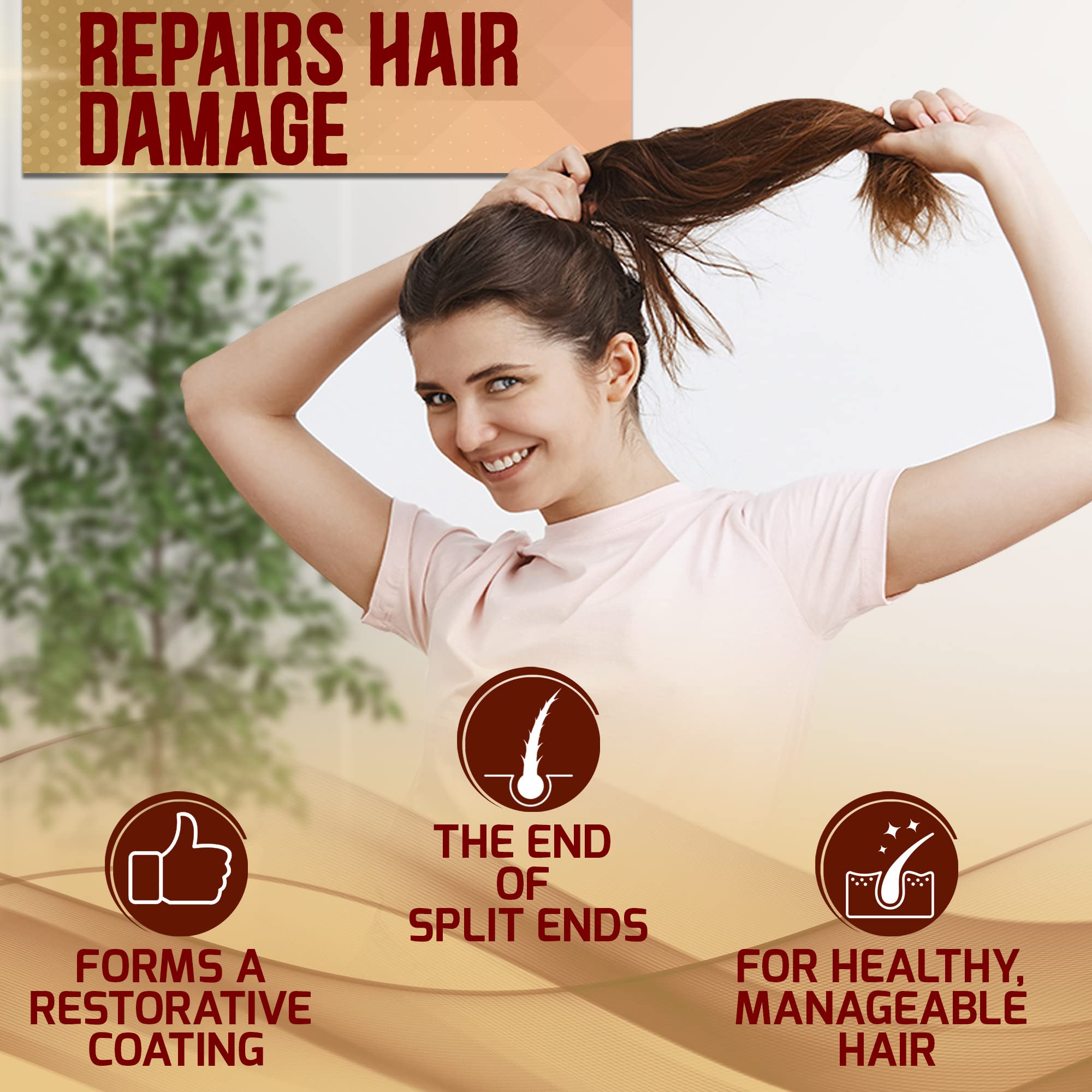 Pure Nature Lux Spa Moroccan Argan Oil Conditioner packaging highlights sulfate-free formula.