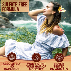 Pure Nature Lux Spa Moroccan Argan Oil duo highlights sulfate-free care.