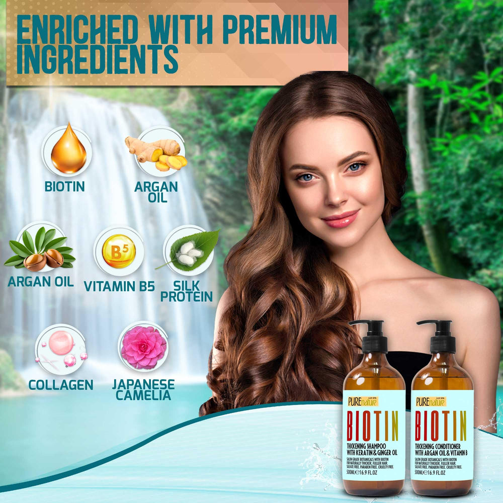 Pure Nature Lux Spa salon-grade formula packaging communicates professional quality
