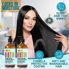 Pure Nature Lux Spa closeup reveals soft, manageable hair texture