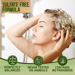 Pure Nature Lux Spa Tea Tree ingredients closeup highlights silk protein and argan oil for smoothness