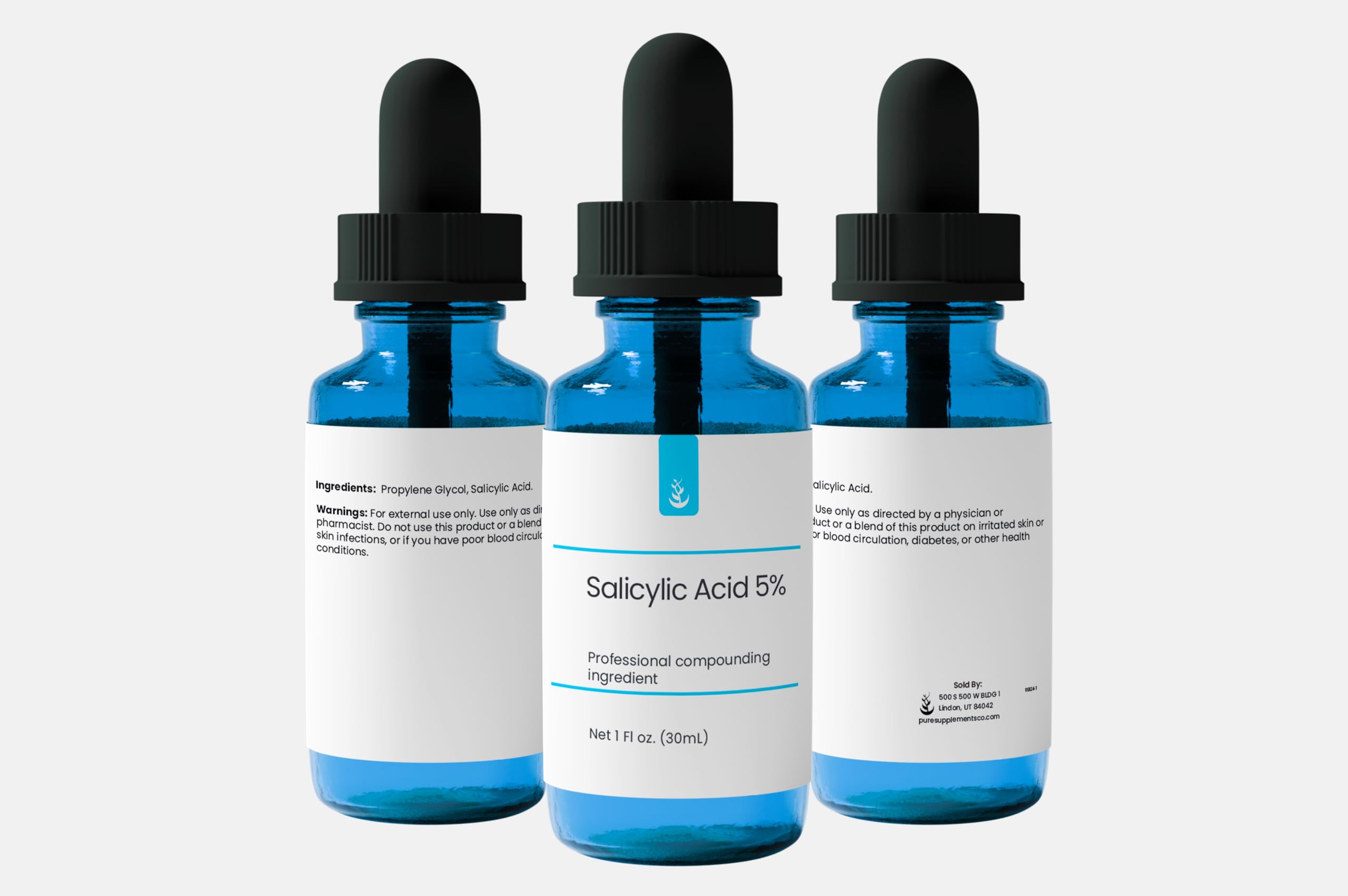 Pure Original Ingredients dropper dispensing a precise amount for controlled use