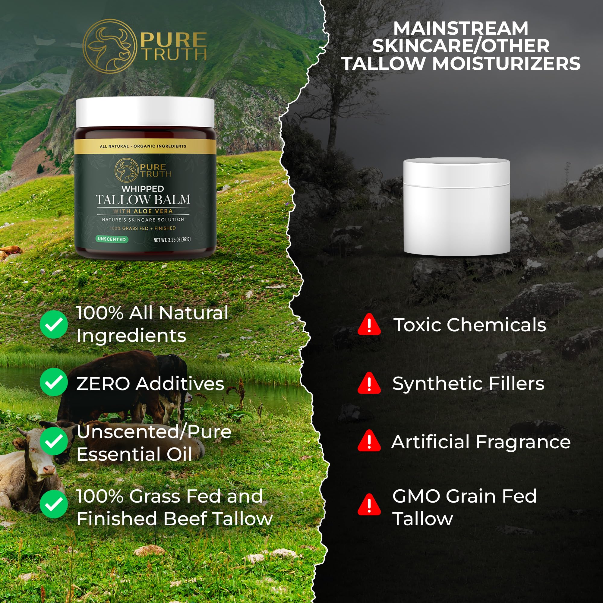 Pure Truth fragrance-free formula delivers fragrance-free hydration for sensitive skin.