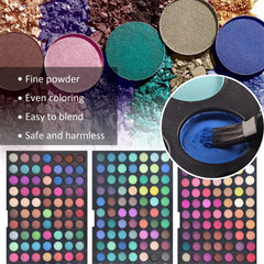 Pure Vie blush powders and eye shadows in a travel-friendly compact