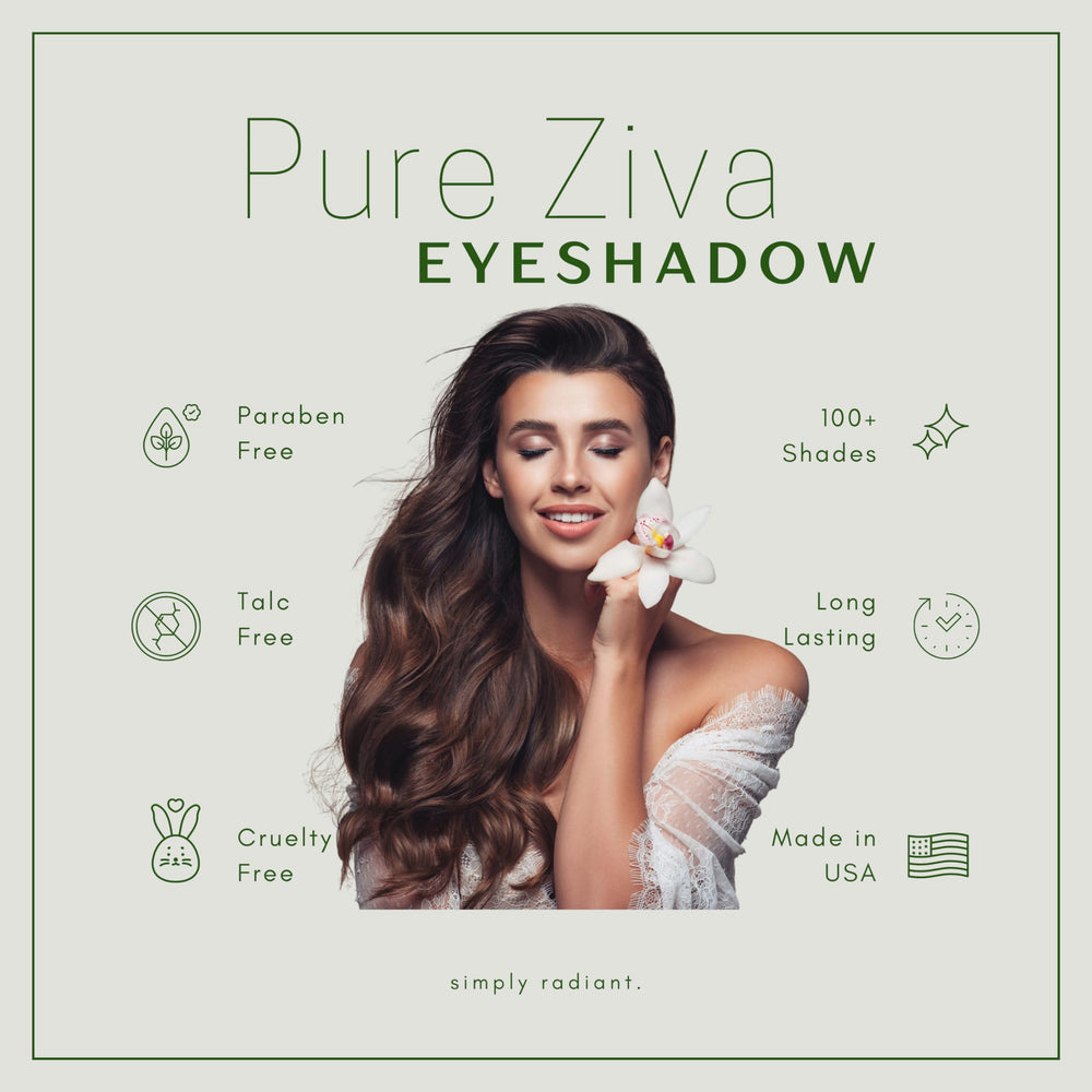 Pure Ziva Naked French Vanilla on skin shows a natural satin-matte finish