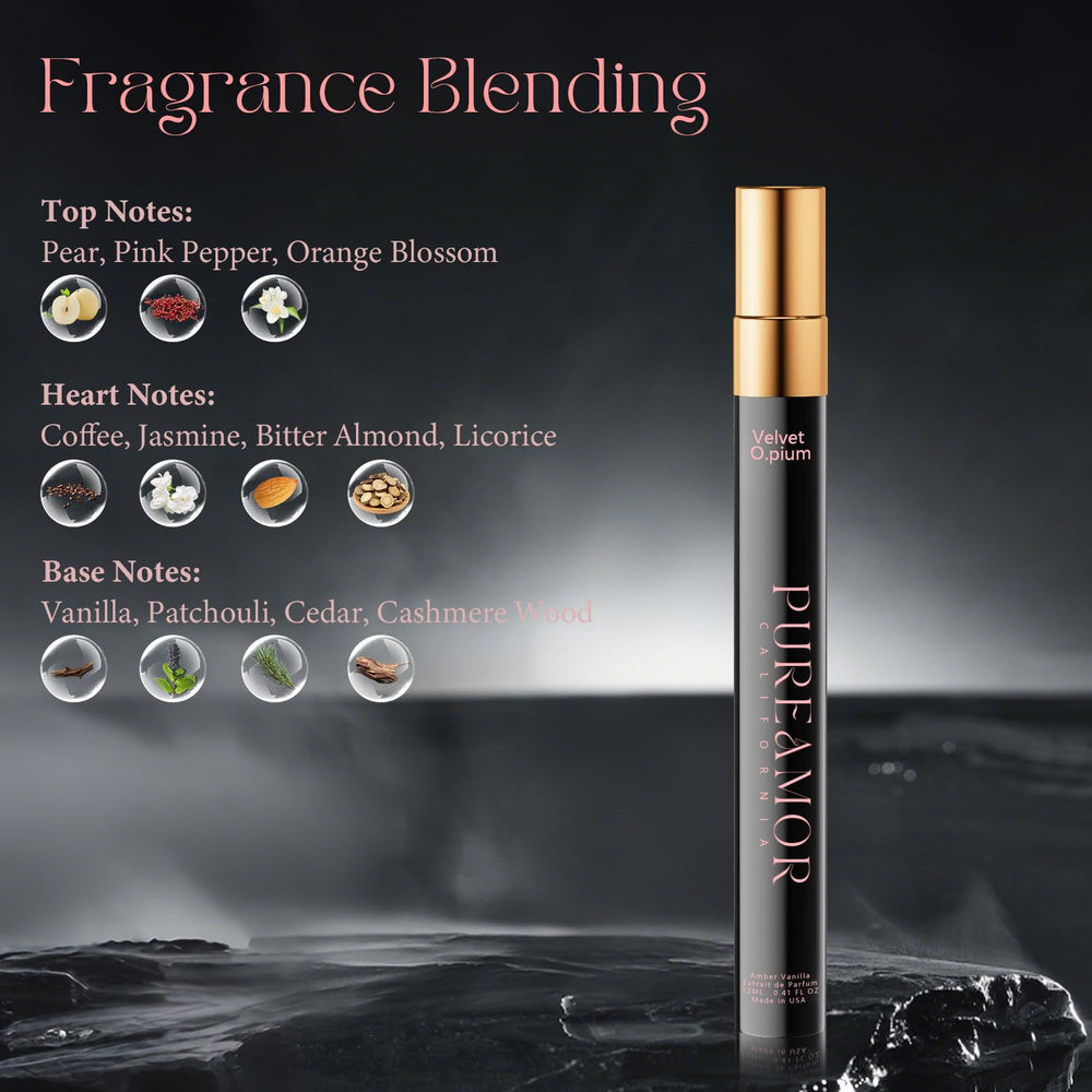PUREAMOR perfume-travel-size-041oz demonstrates portable luxury for on-the-go moments.