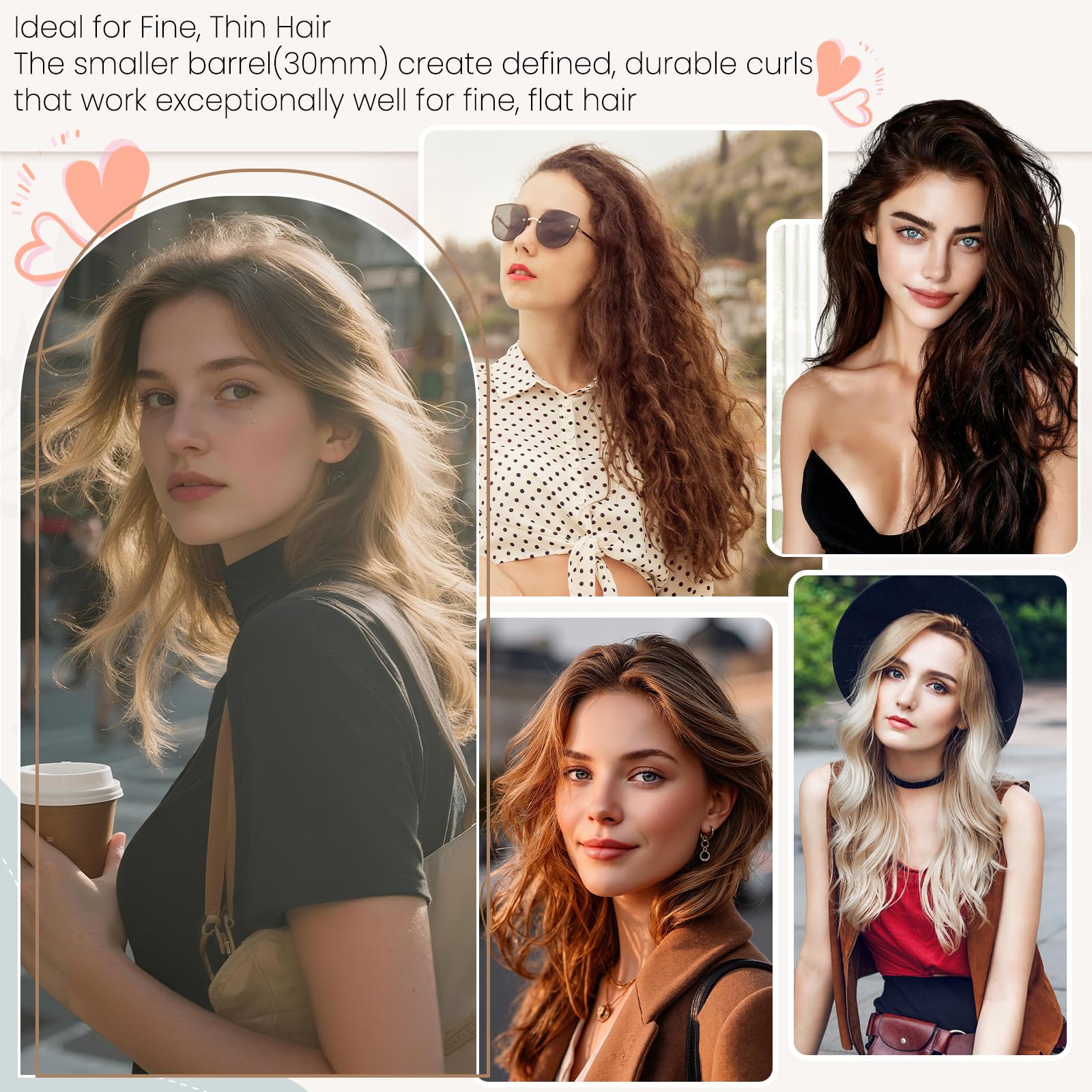 PureGUST long-lasting curls with all-day shape and healthy shine.