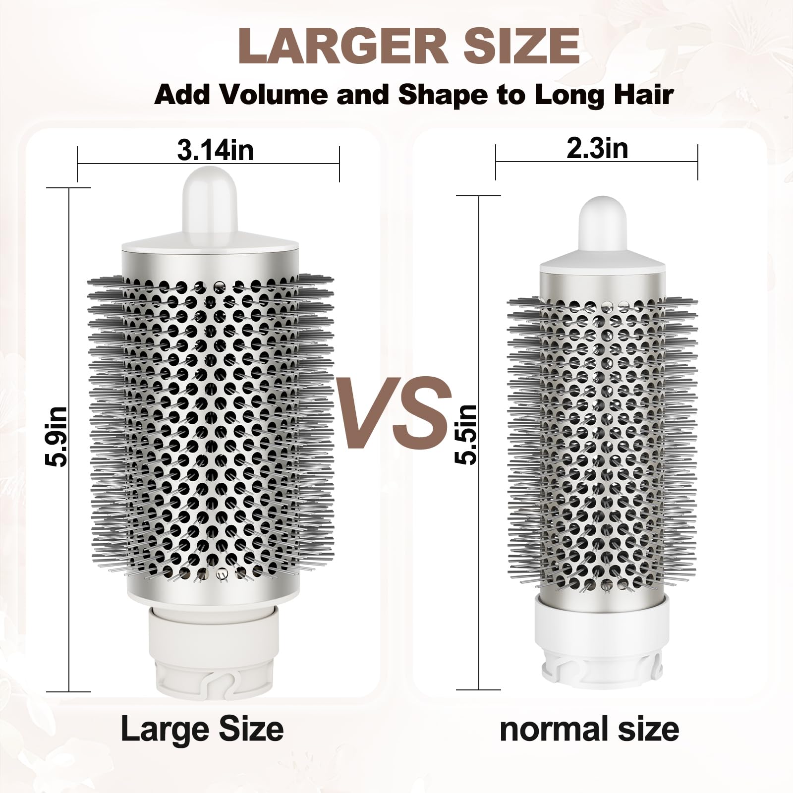 PUREGUST round brush fits Shark FlexStyle HD430 for smooth results.