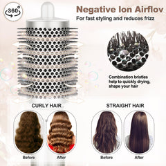 PUREGUST round brush fits Shark FlexStyle HD435 for consistent curls.