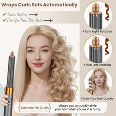 PureGUST soft inward curls and outward waves with versatile in-out styling.
