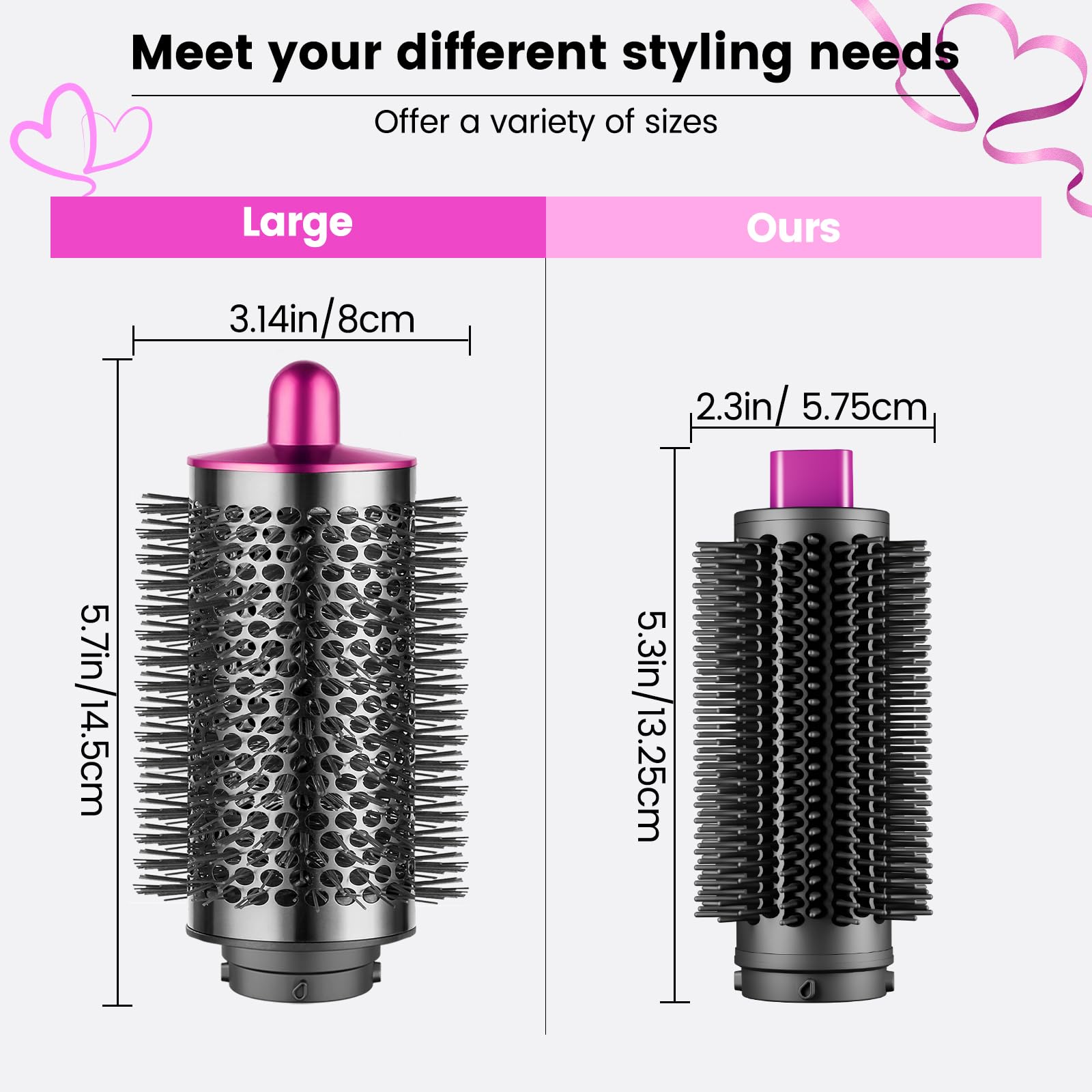 PUREGUST brush creates bouncy waves for long hair