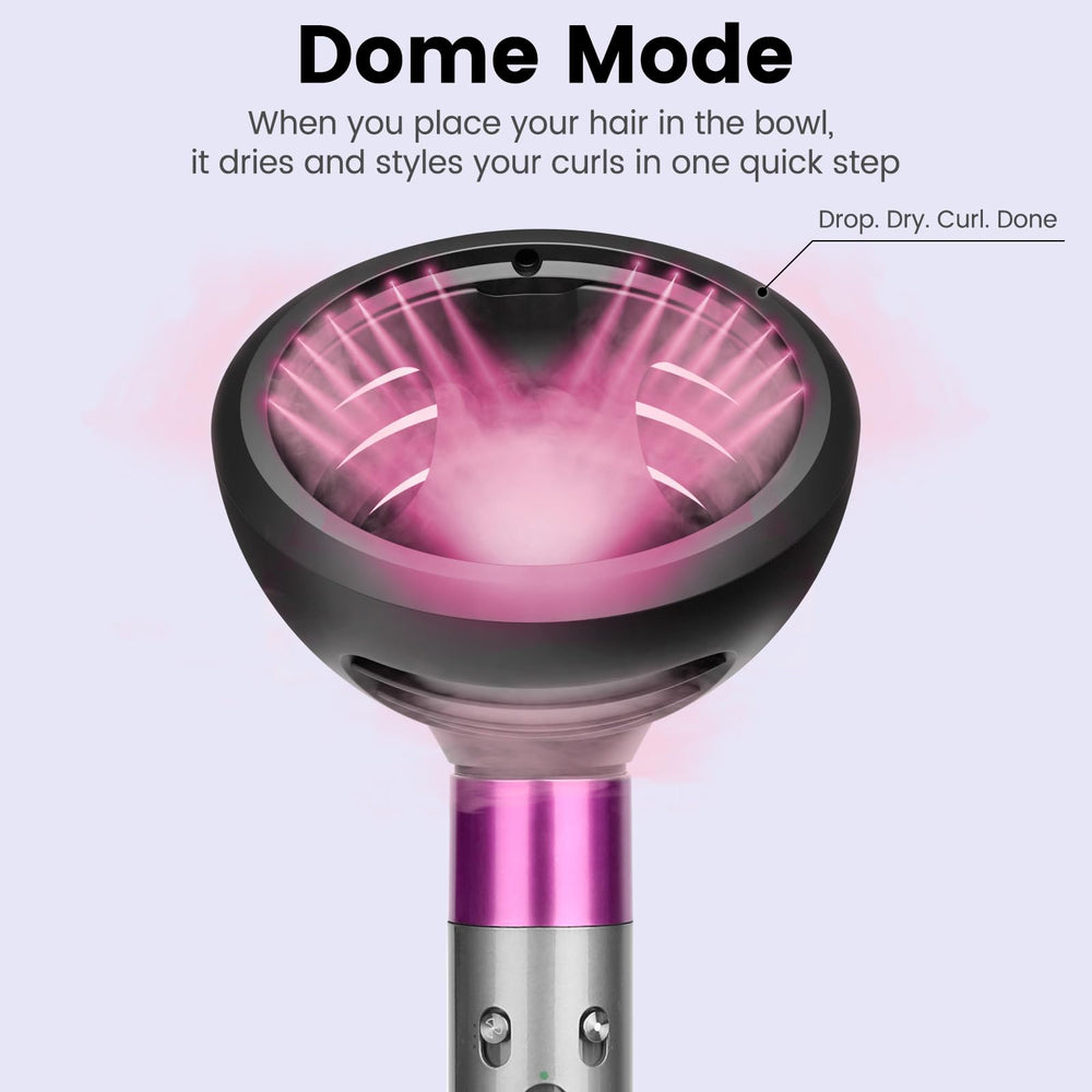 PureGUST Wave Diffuser with even heat distribution reduces frizz and preserves shine.