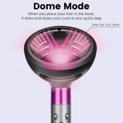 PureGUST Wave Diffuser with even heat distribution reduces frizz and preserves shine.