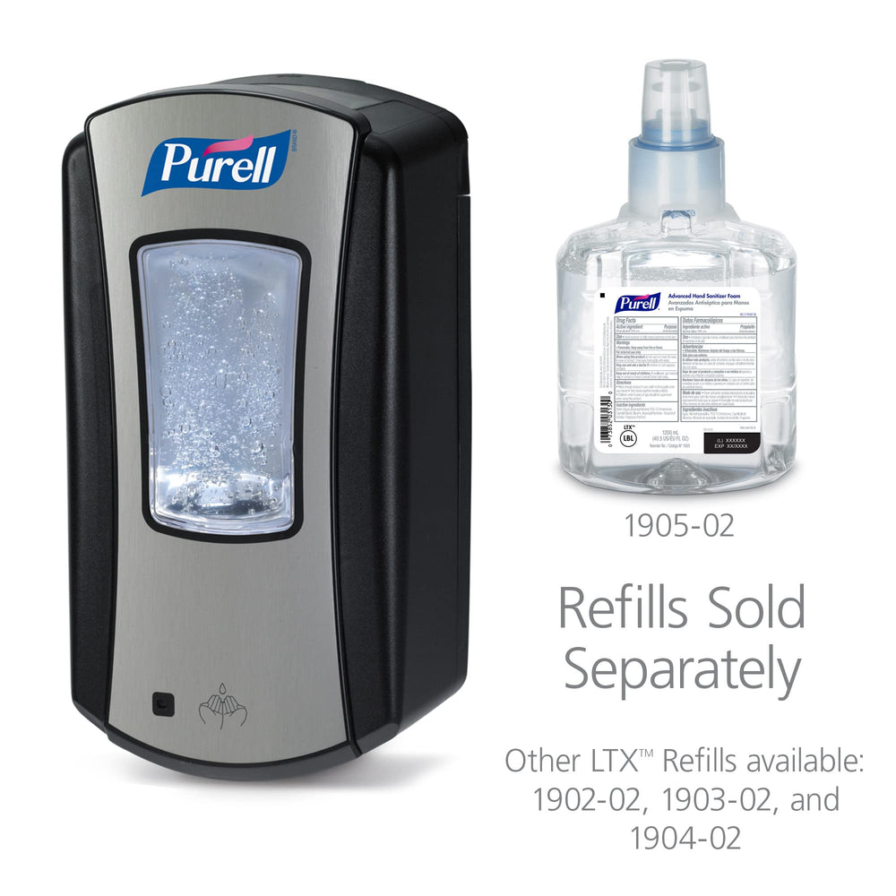 Purell LTX-12 battery compartment ensures cordless operation in any room