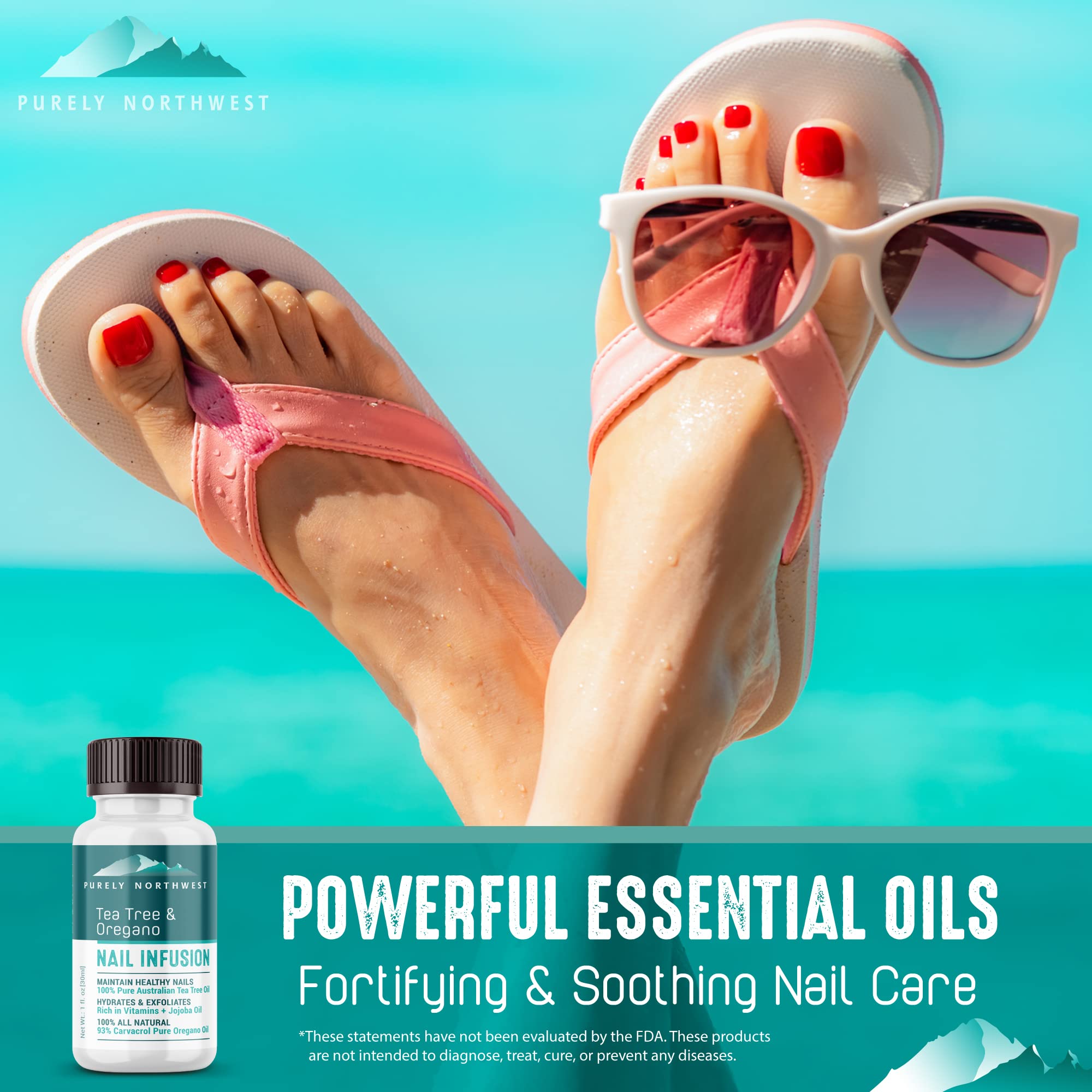 Purely Northwest ingrown nails care scenario for gentle daily use.