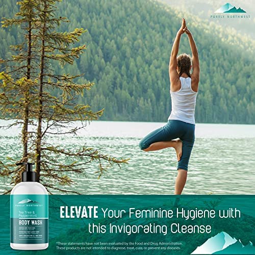 Purely Northwest Tea Tree Body Wash tea tree oil essence for penetrating cleanse