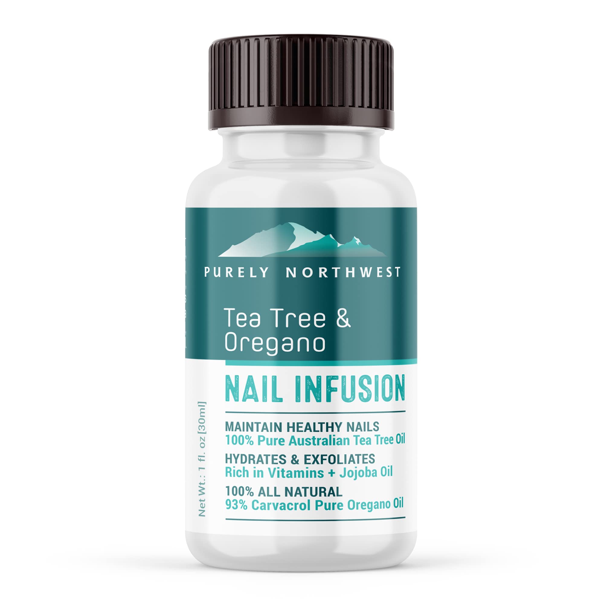Purely Northwest Toenail Fungus Solution bottle for daily nail care and health support.