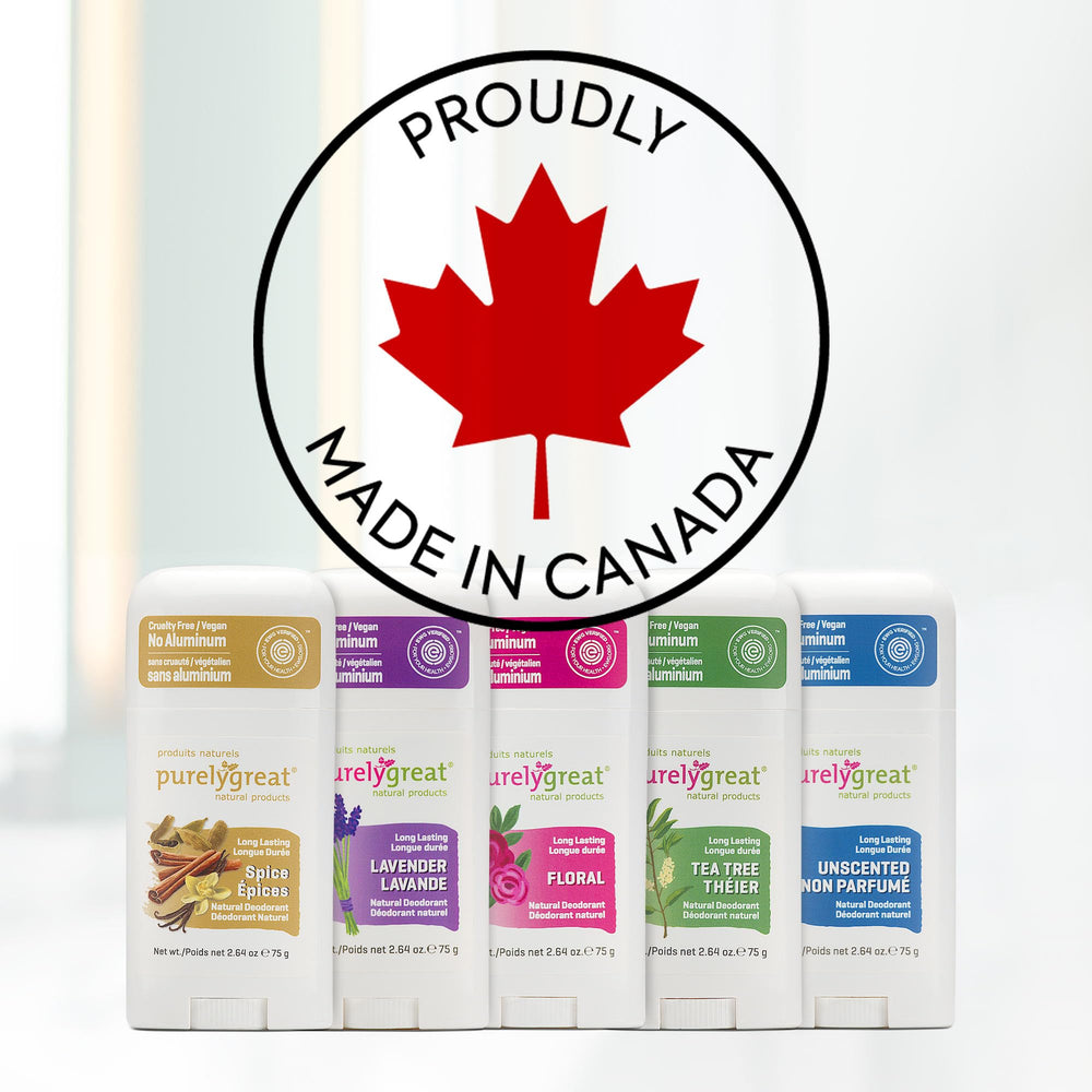 Purelygreat ingredients label highlights vegan, cruelty-free and no harsh chemicals.