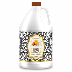 Puremax Honey Almond foaming hand soap pump provides gentle cleansing for daily hand hygiene.
