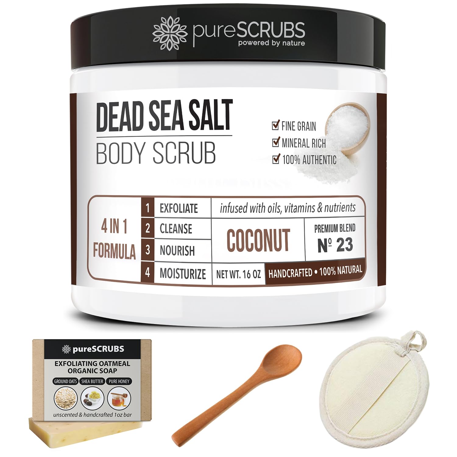 PureSCRUBS gift-ready packaging for a thoughtful self-care gift.