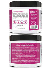 PureSCRUBS Jasmine scrub closeup showing fine salt and nourishing oils for gentle rejuvenation