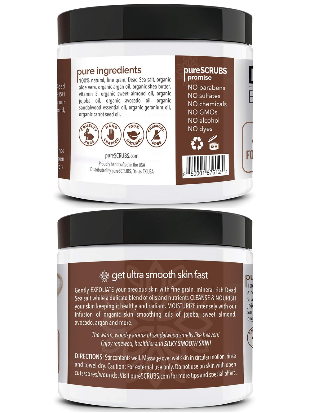 PureSCRUBS wooden spoon in scrub set supports easy scooping and prep.
