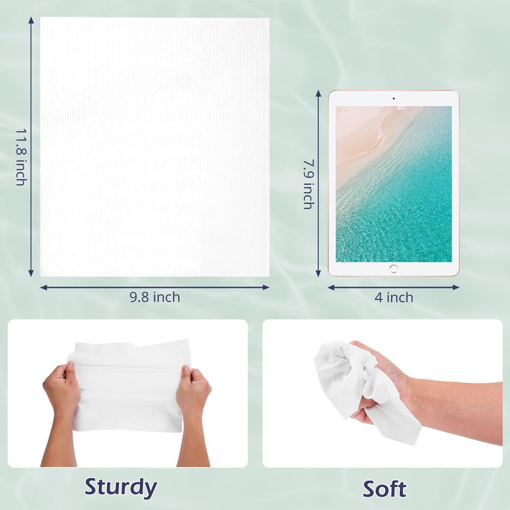 PureSoftness travel-friendly towel—compact single-use solution for trips.