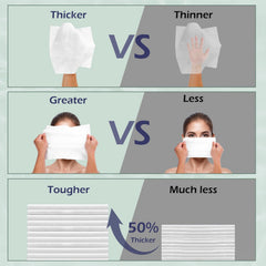 PureSoftness unscented towel—gentle on sensitive skin during makeup removal.