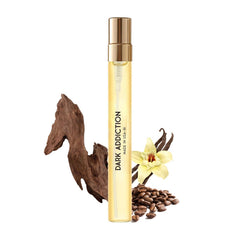 PUREU Amber Vanilla perfume bottle showcasing a long-lasting pheromone scent for date nights