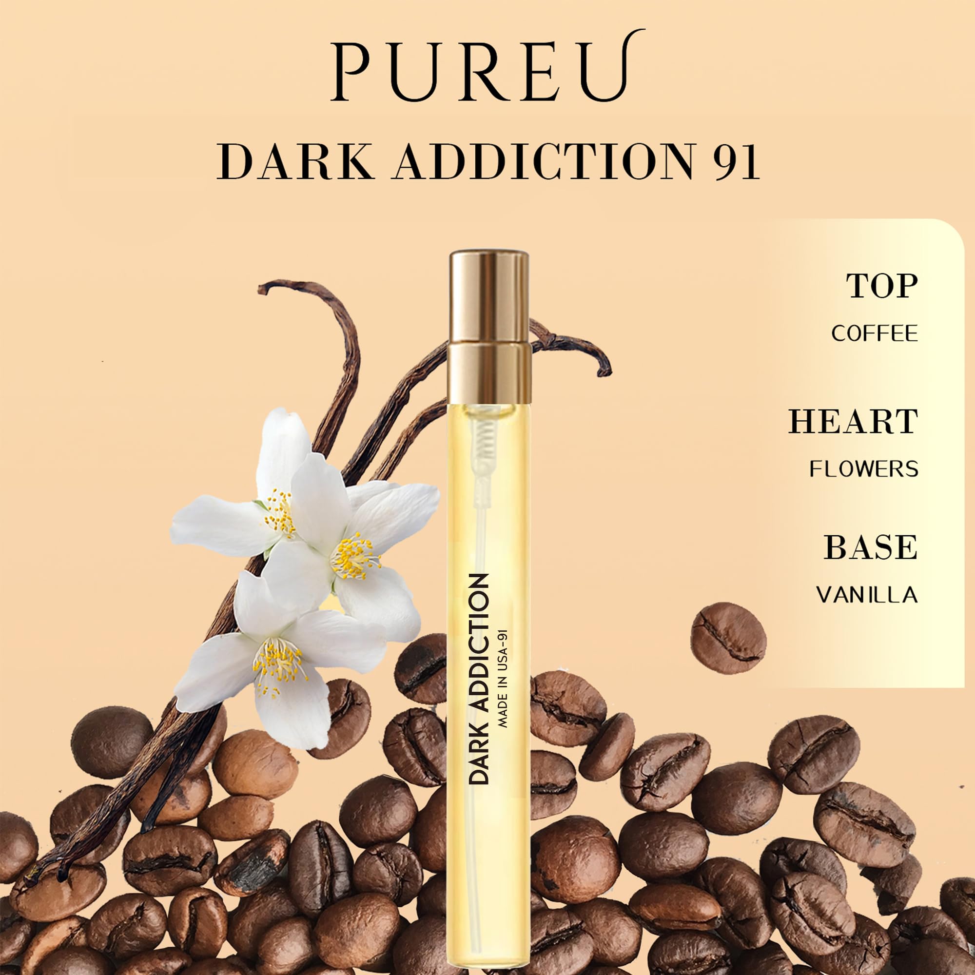PUREU natural oil base with coconut and jojoba supports skin-friendly wear