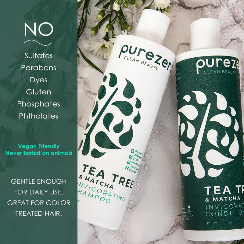 Purezero clean ingredients badge with vegan, cruelty-free icon