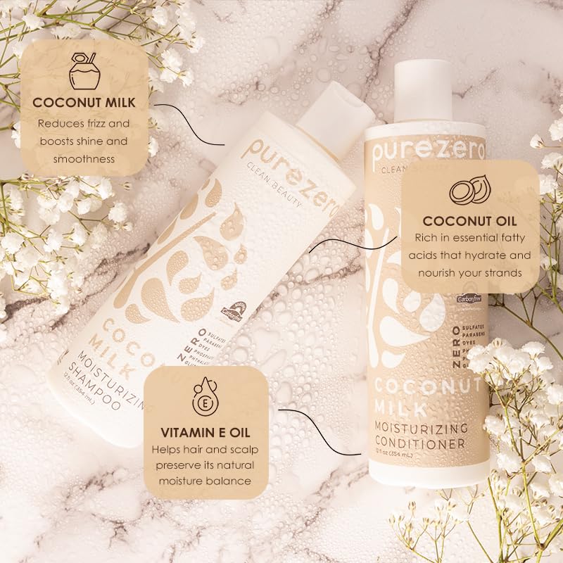 Application of Purezero Coconut Milk Conditioner for healthier hair