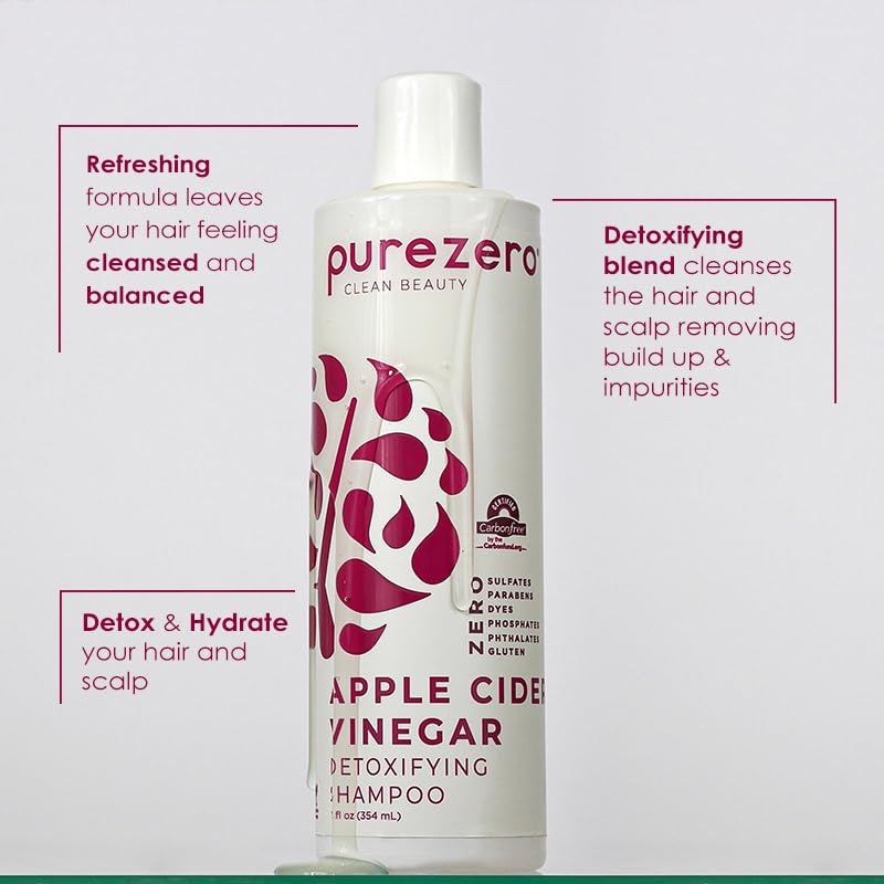 Purezero conditioner bottle shows hydrating treatment for smoother color-treated hair
