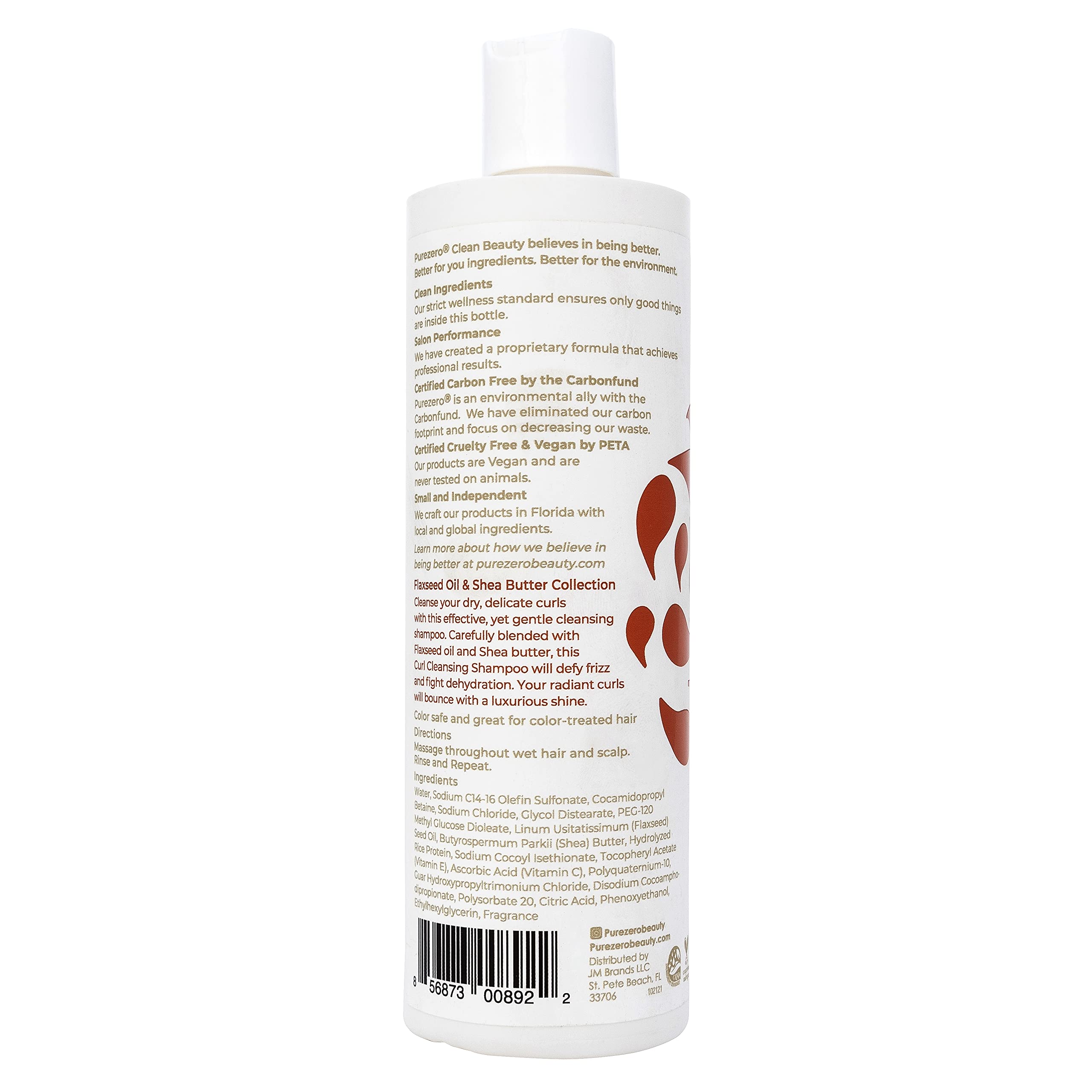 Purezero conditioner on hair strand embodies detangling and shine boost