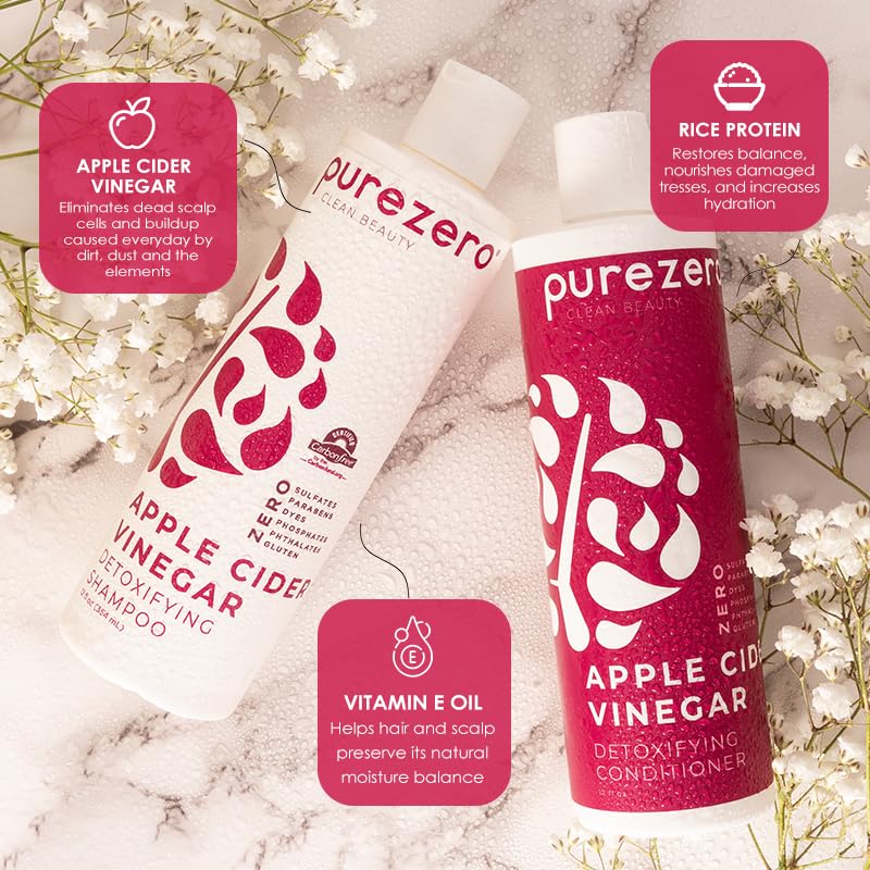 Purezero hair detox closeup implies scalp cleansing and buildup removal
