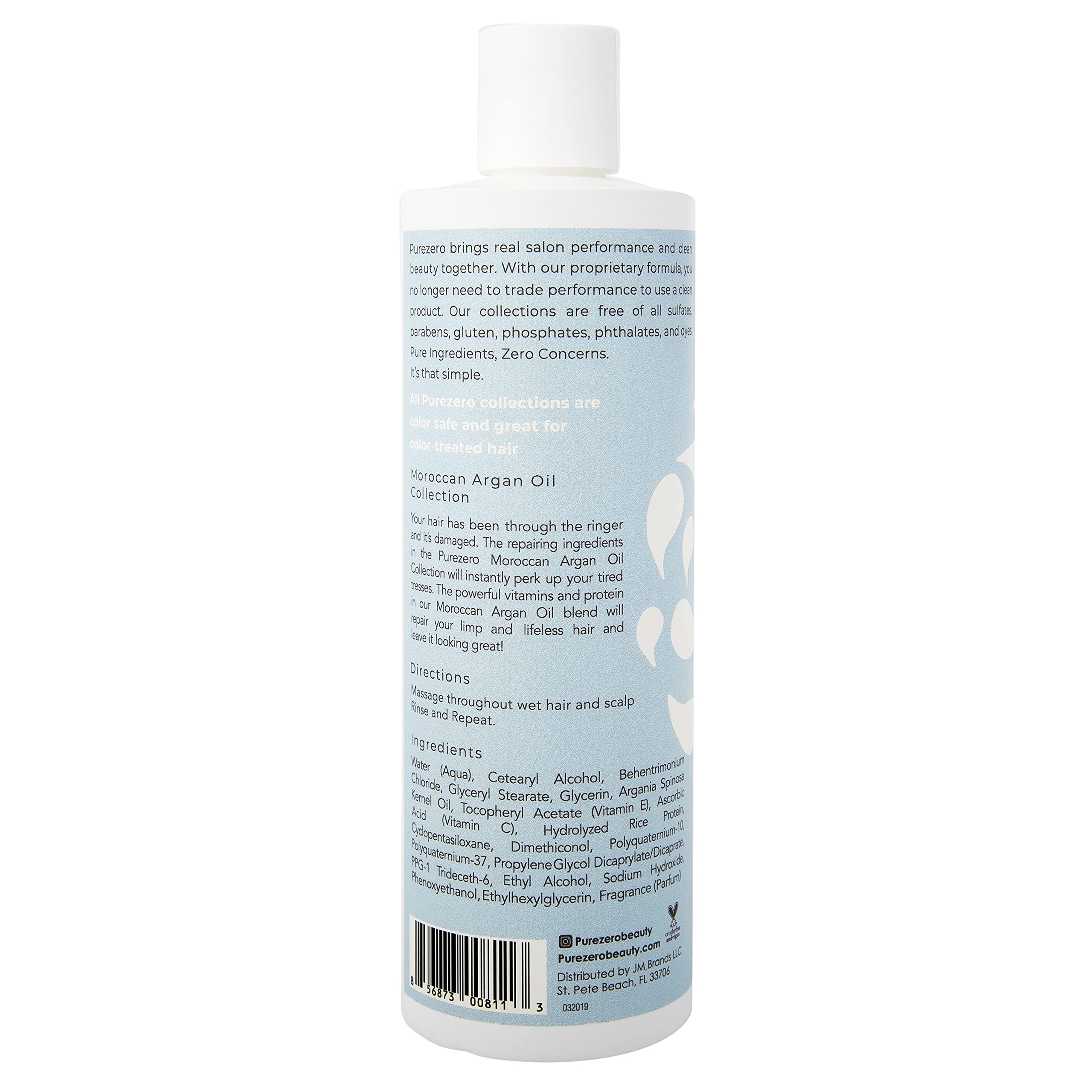 Purezero made-in-the-USA label suggests quality and domestic manufacturing.