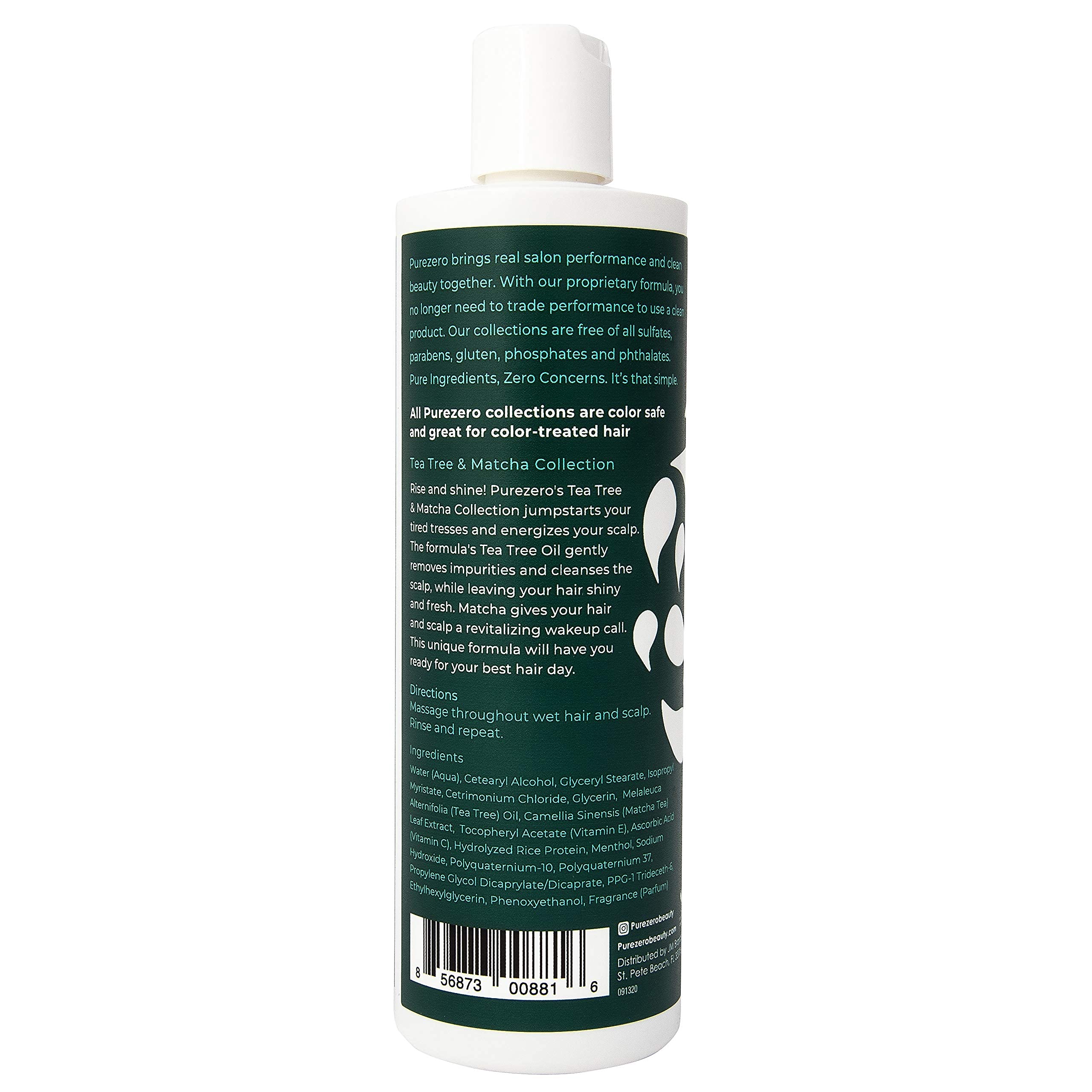 Purezero shampoo lather demonstrates scalp-focused cleansing