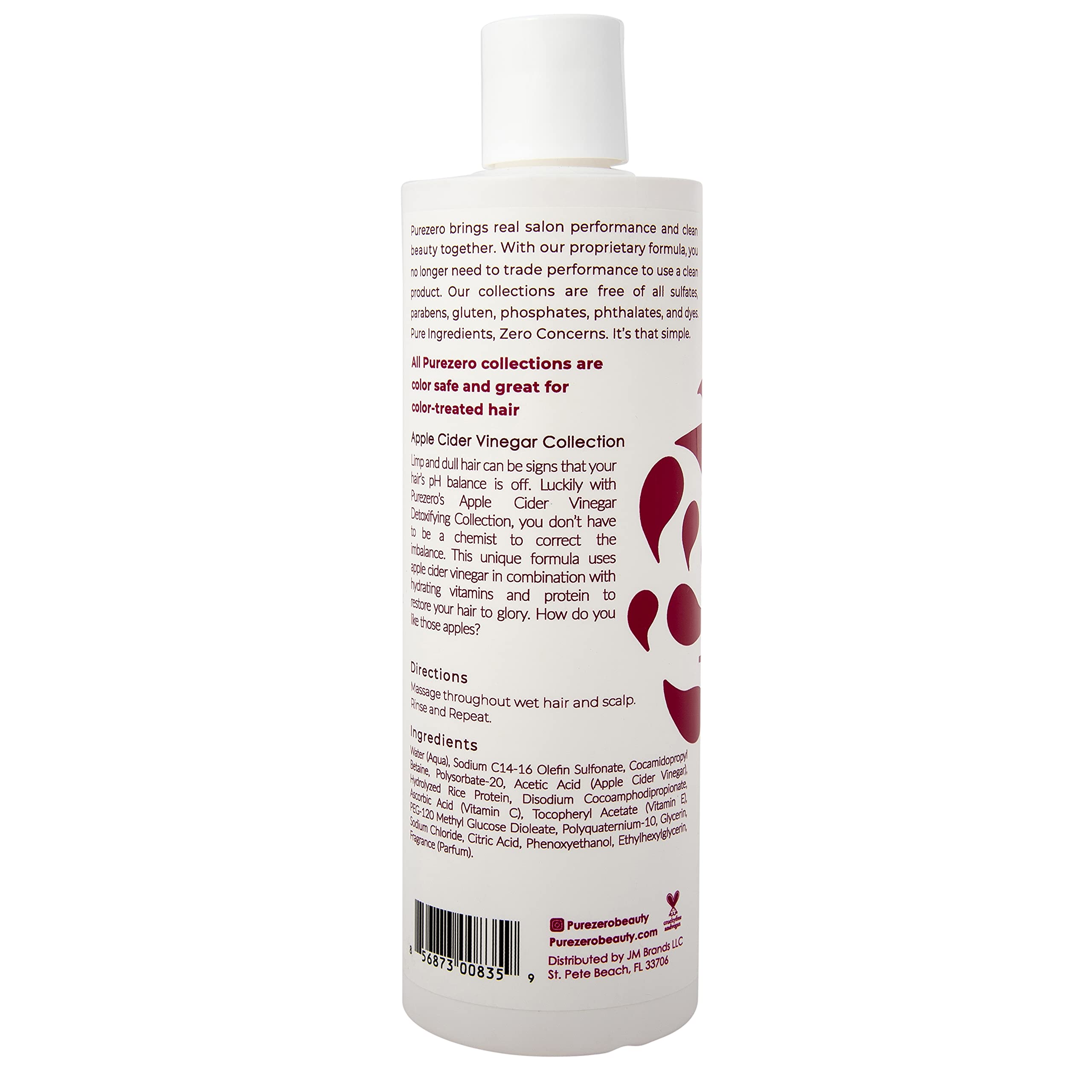 Purezero vegan cruelty-free badge communicates ethical plant-based skincare values