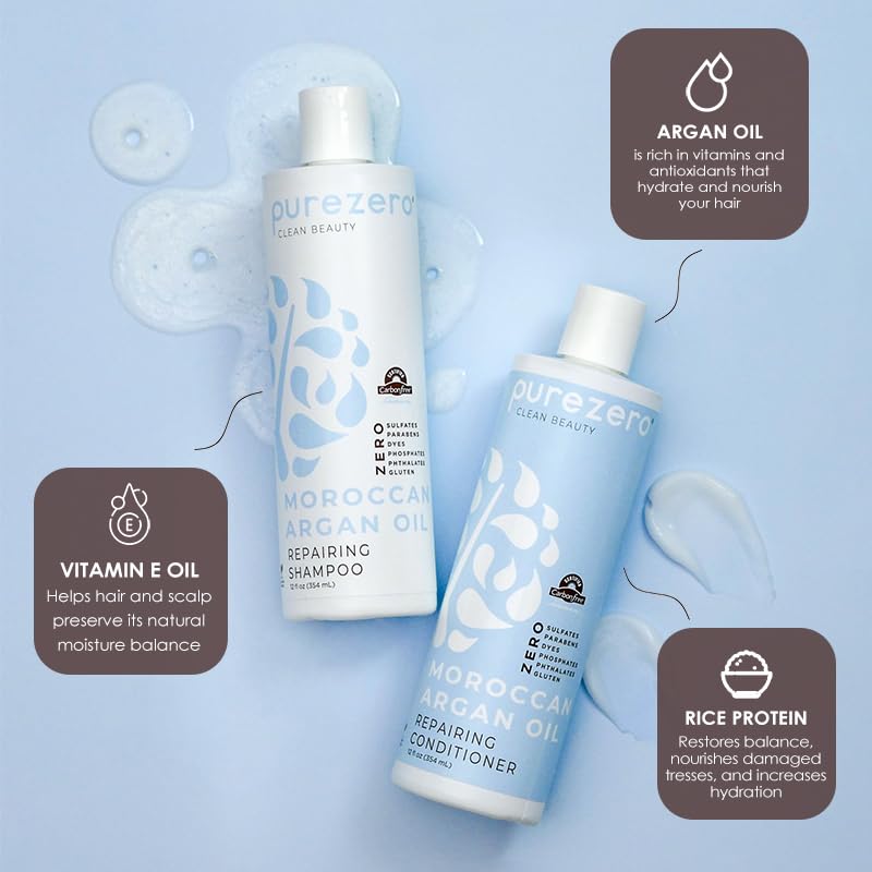 Purezero vegan and cruelty-free badge signals ethical, gentle care.