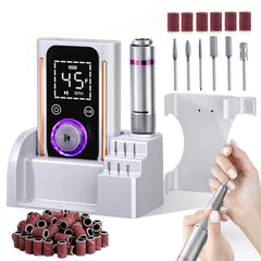 Puriom Nail Drill 45K RPM for fast acrylic shaping and polishing