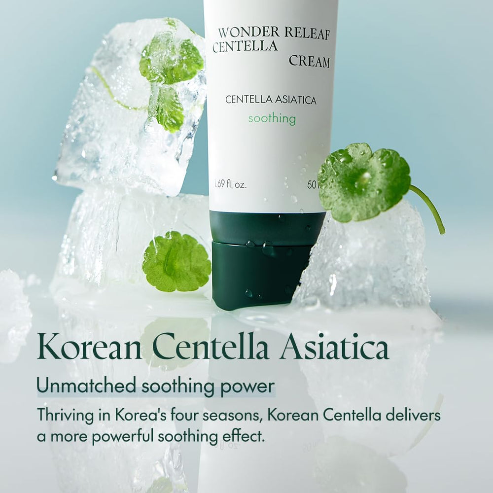PURITO Centella Cream packaging front highlights hypoallergenic formula for sensitive skin