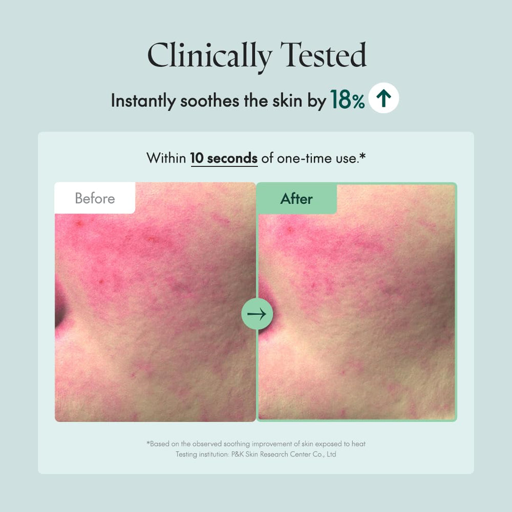 PURITO Centella Serum in hand — lightweight formula for all skin types.