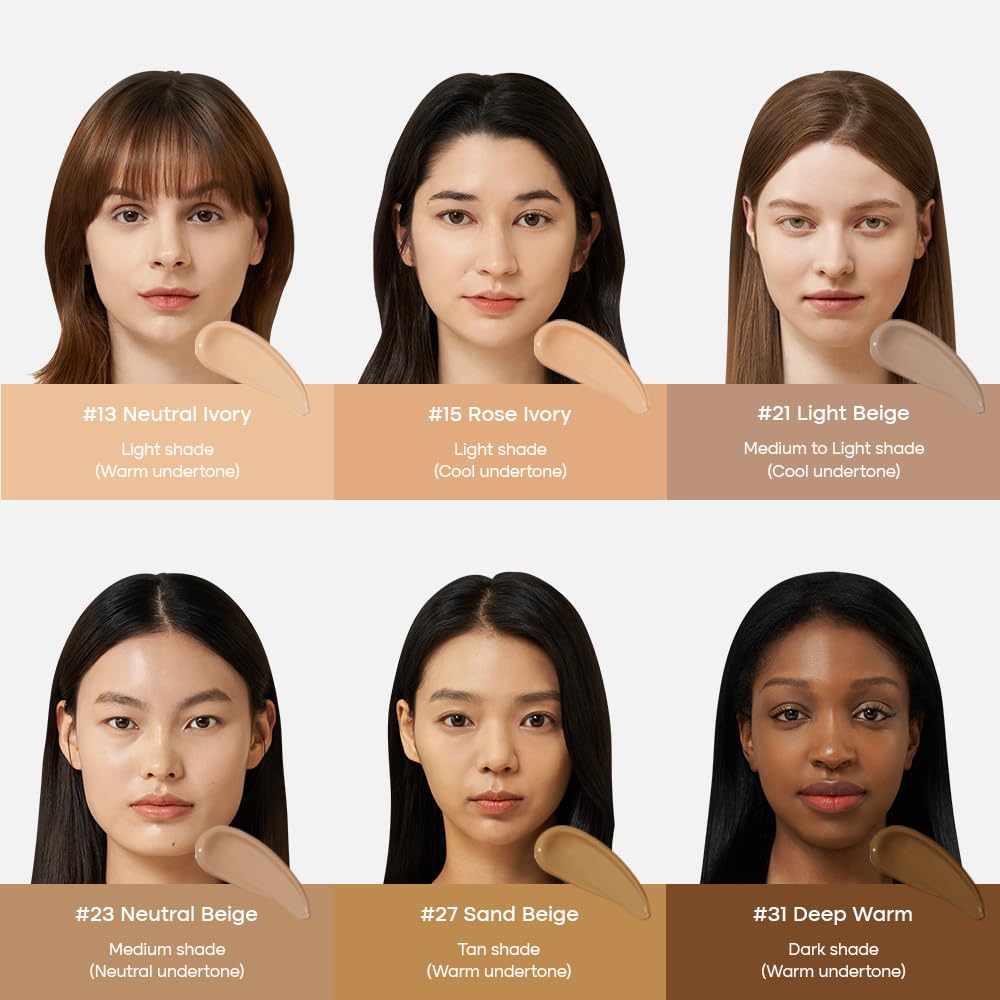 Purito Cica Clearing BB Cream swatch on skin with even tone.