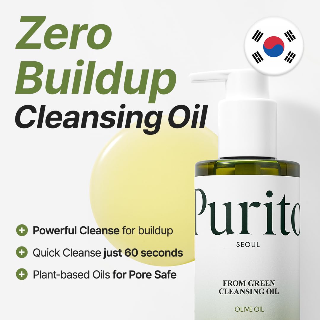 PURITO From Green Cleansing Oil eye makeup removal in fragrance-free formula