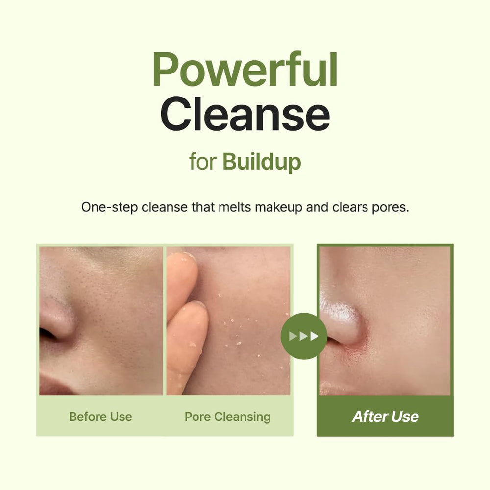 PURITO From Green Cleansing Oil texture during application dissolves sunscreen and makeup
