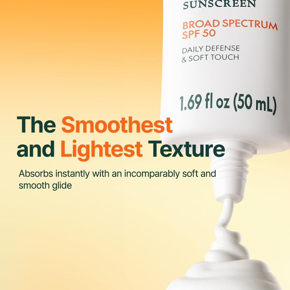 PURITO SPF 50 glides on instantly for makeup-ready protection all day.