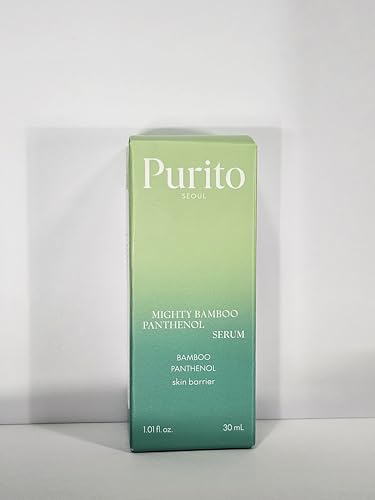 PURITO Mighty Bamboo Panthenol Serum dropper releasing lightweight hydration