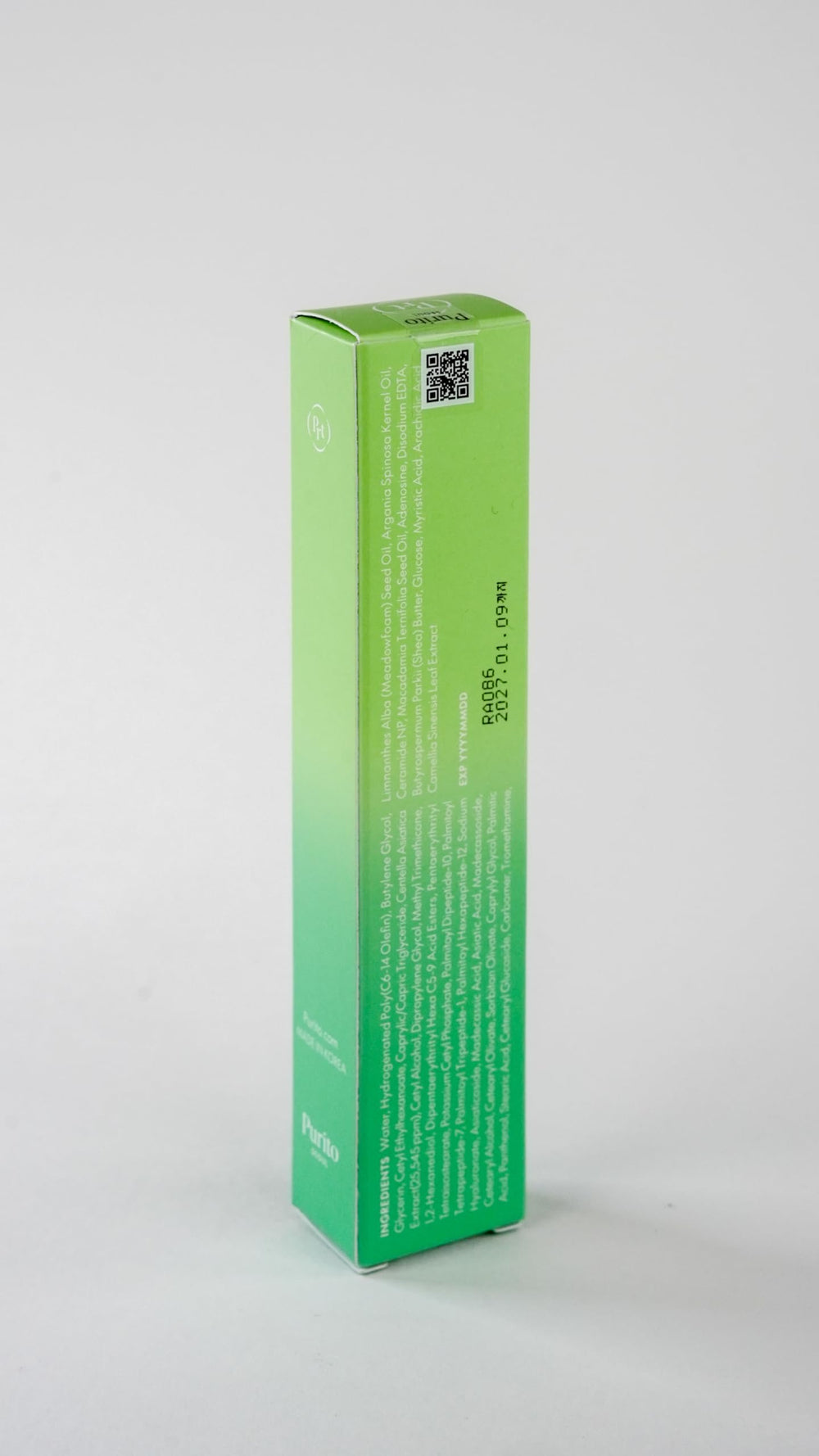 PURITO product tested on sensitive skin without irritation